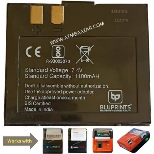 1100mAh-battery-for-Spice-Money-Sampann-Economy-Vriddhi-BluPrints-Thermal-Printers