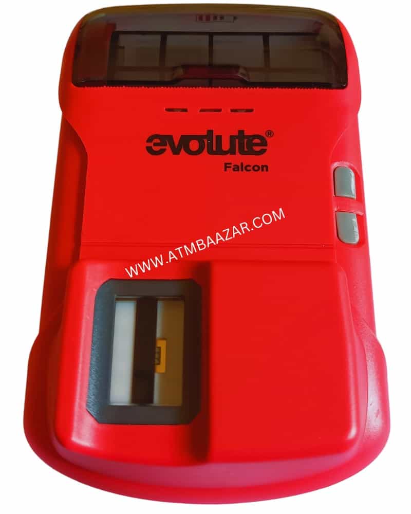 Wireless Evolute Falcon Plus L1 RD fingerprint scanner and Bluetooth thermal printer device at atmbazar