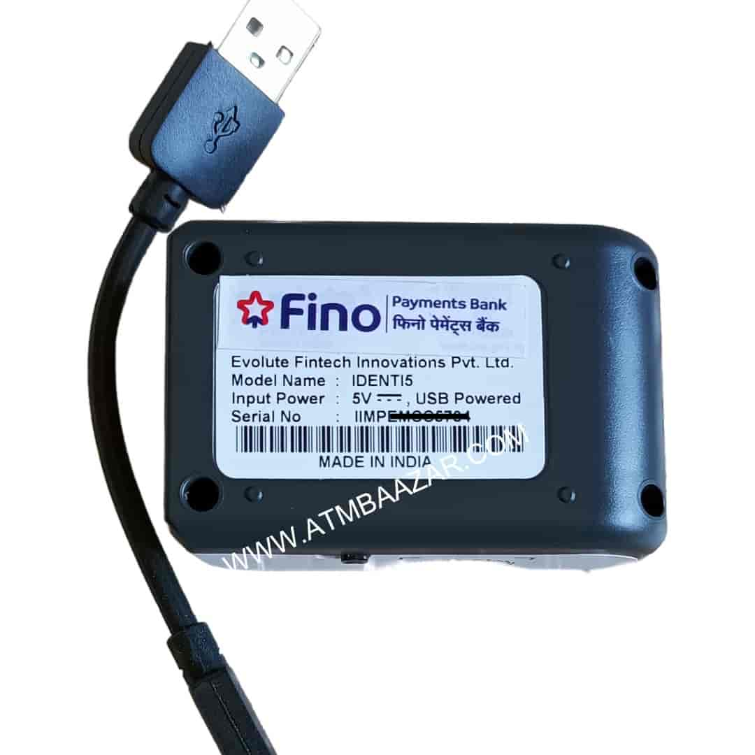 Evolute Identi5 FINO-Payments-Bank-Wireless-Bluetooth-Biometric-Figerprint-Scanner