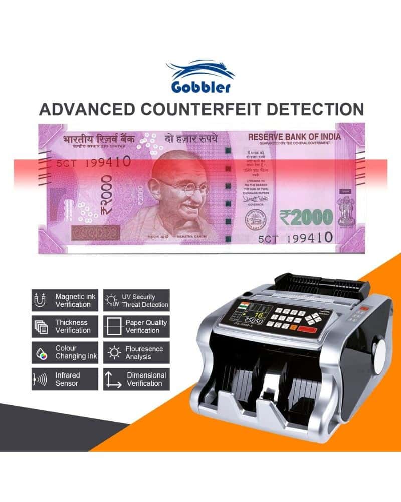 GOBBLER-GB-8888-E-Fully-Automatic-Mix-value-Currency-Counting-machine