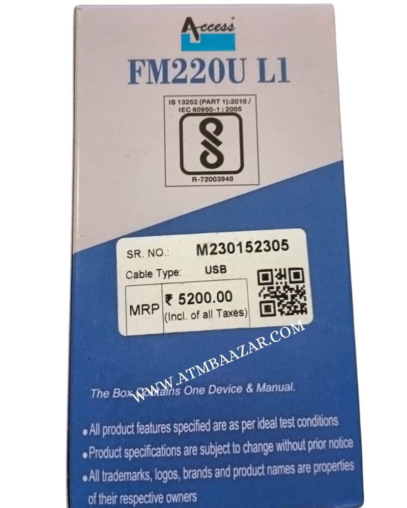 Startek FM22OU L1 Biometric Fingerprint Scanner