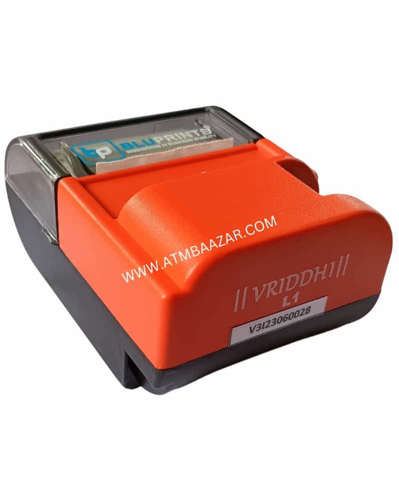VRIDDHI L1 Bluetooth Biometric Fingerprint scanner device and Thermal Printer