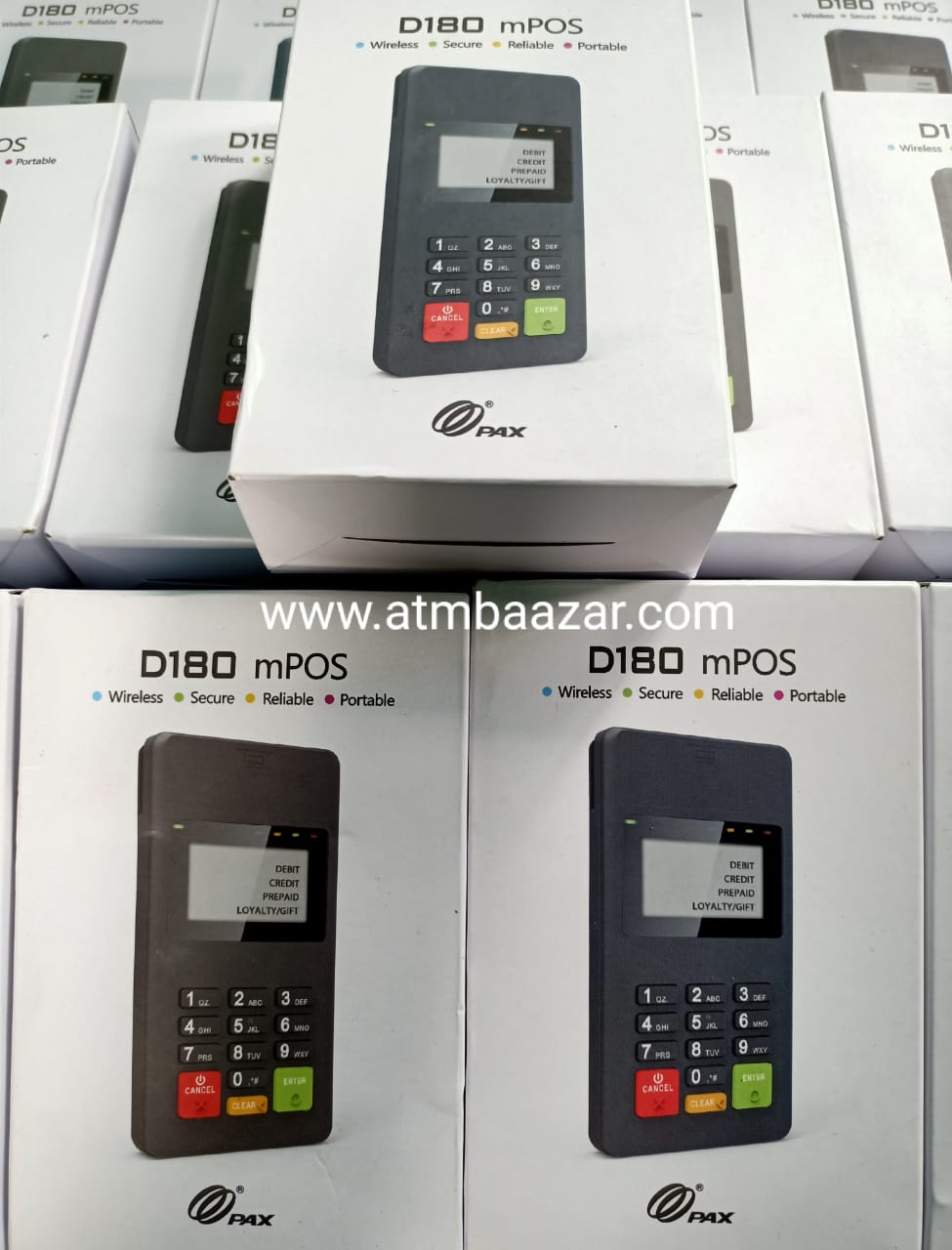 Fino Payments Bank PAX D180 Mini ATM boxes