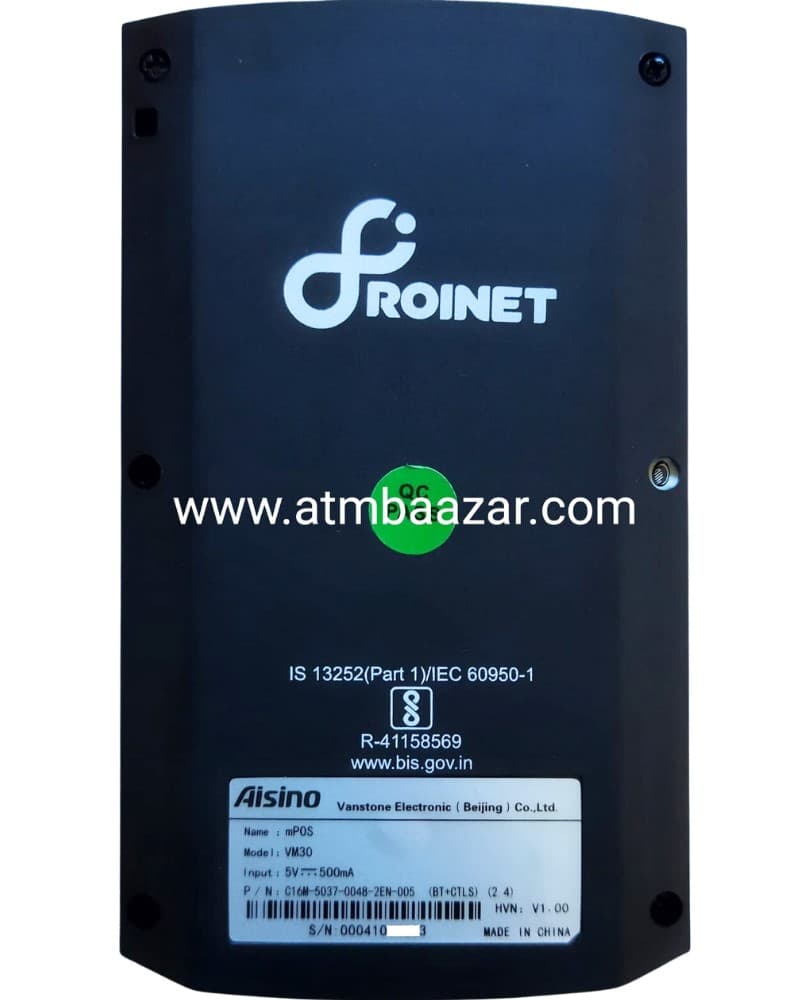 Xpresso Roinet VM30 Mini ATM / Micro ATM backside