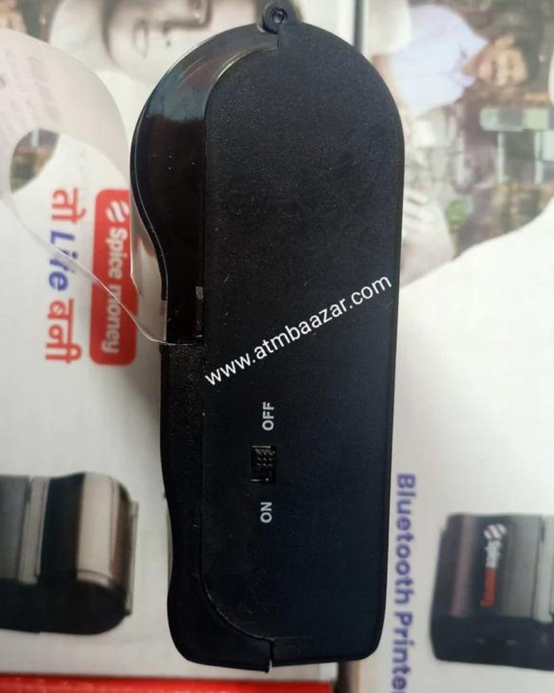 Right side of Spice Money Bluetooth Thermal Printer